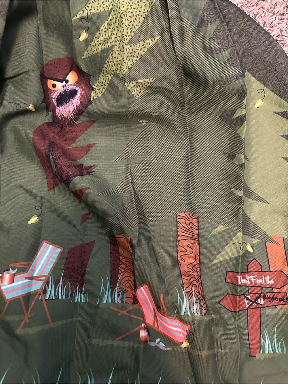 Green camper Bigfoot Printed Skirt - Women - Picture 2 of 3